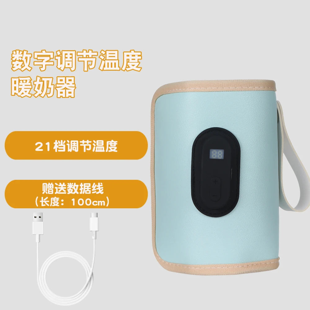 Baby Milk Warmer, Portable USB Bottle Warmer for Car,
