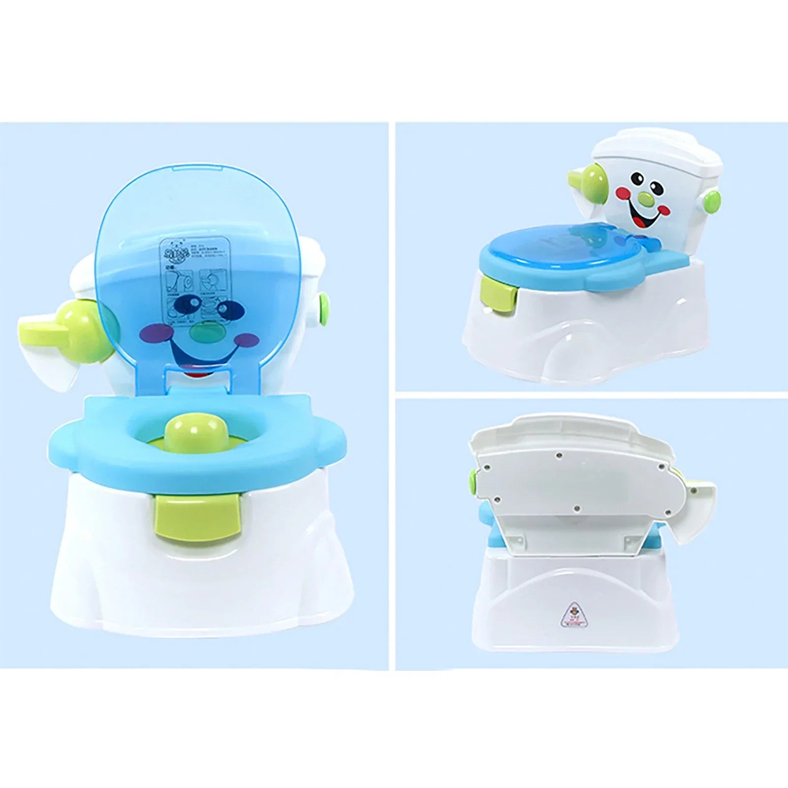 NEWEST Toilet,Potty Baby Urinal Training Toilet Baby Pot Chair Toilet Training for Small from 6 Months to 5 Years (Blue)