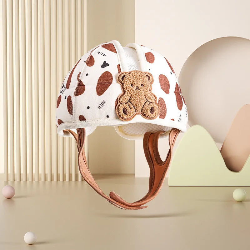 1-3T Toddler Baby Head Protector Safety Hat Cute Bear Bunny Baby  Prevent Injured Helmet  for Crawling Walking Learning Headgear