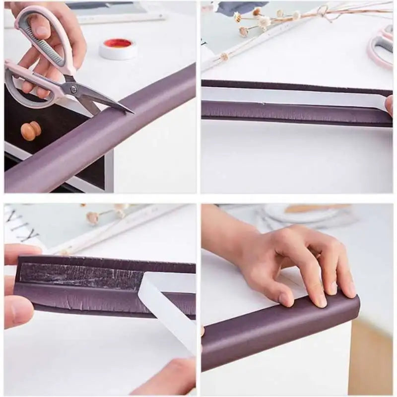 Table Corner Safety Bumper Strips Baby Protection Strips Bumper Corner Soft Cover Strips Table Corner Protection Anti Crash