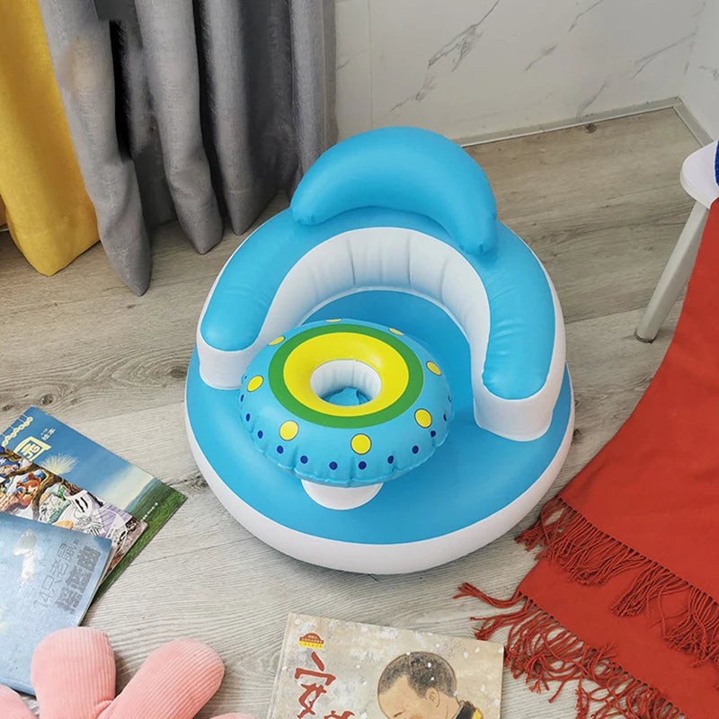 Inflatable Chair Baby Seats and Sofas Armchair Child Portable Lounger Foldable Baby Feeding Chair Bathing Stool Toddler Seater